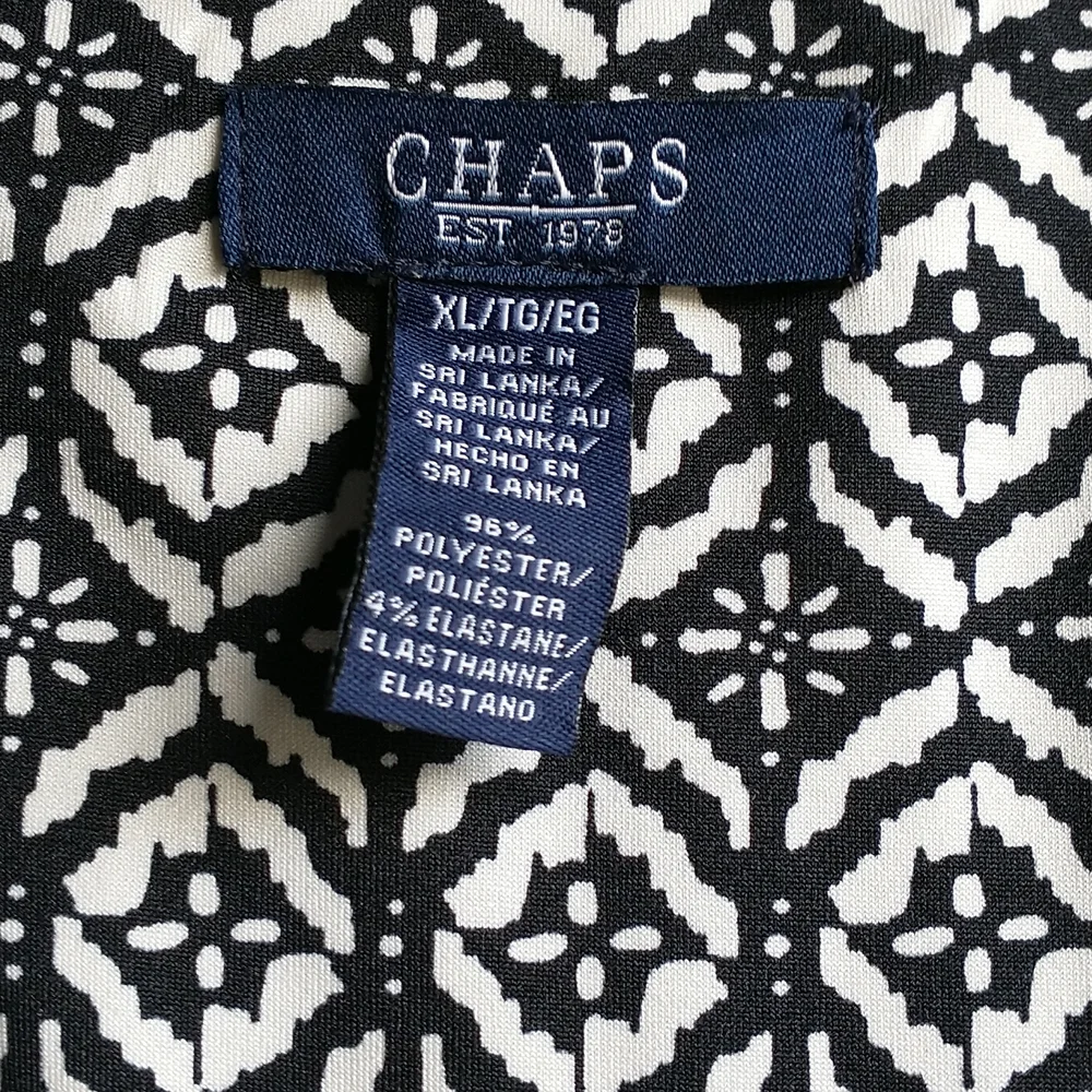 CHAPS est.1978 xl black white - Picture 7 of 9
